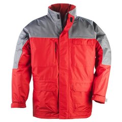 Куртка утепленная RIPSTOP красная с серым, фото – 1