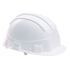 Каска строительная защитная OPAL, белая, фото – 1