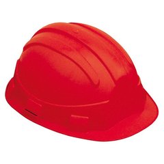 Каска строительная защитная OPAL, красная, фото – 1