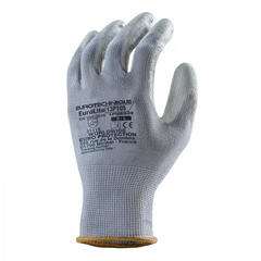 Перчатки вязаные с полиуретановым покрытием серые 1PUBG, фото – 1