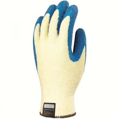 Термостойкие и устойчивые к порезам трикотажные перчатки Coverguard покрытые латексом, фото – 1