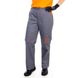Брюки робочі "СПЕКТР" сіро-помаранчеві, XL, Україна, брюки