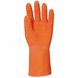Перчатки удлиненные покрытые латексом, антискользящие 3817-3820, Оранжевый, 9