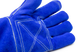Термостойкие перчатки с крагой спилковые, термозащита до 350° COVERGUARD 1WEL360010, Синий, 10
