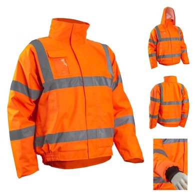 Куртка COVERGUARD SOUKOU сигнальная водонепроницаемая оранжевая, фото – 3