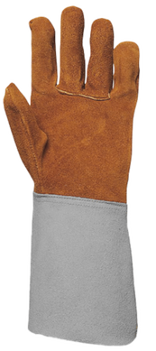 Перчатки сварщика кожаные EUROWELD 250 оранжевые 1WEL25, фото – 2
