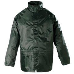 Куртка ПВХ з поліамідом зелена, фото – 1