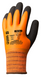 Утепленные перчатки покрытые латексом EUROWINTER L22, Оранжевый, 10