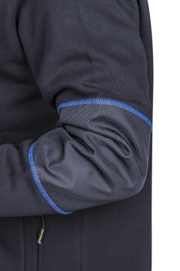 Куртка флісова Coverguard KIJI чорна з синім, фото – 4