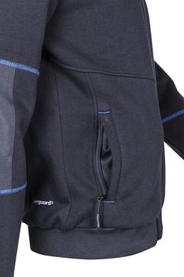 Куртка флісова Coverguard KIJI чорна з синім, фото – 3