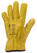 Рукавички робочі шкіряні потовщені вищої якості жовті 2229, Жовтий, 9